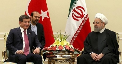  ڕوحانی بۆ داود ئۆغڵو: داعش و پەكەكە و لقەكانی لە ئێران و توركیا، دوژمنی هاوبەشن 
